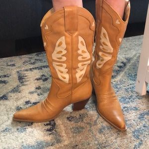 Nine West cowboy boots!